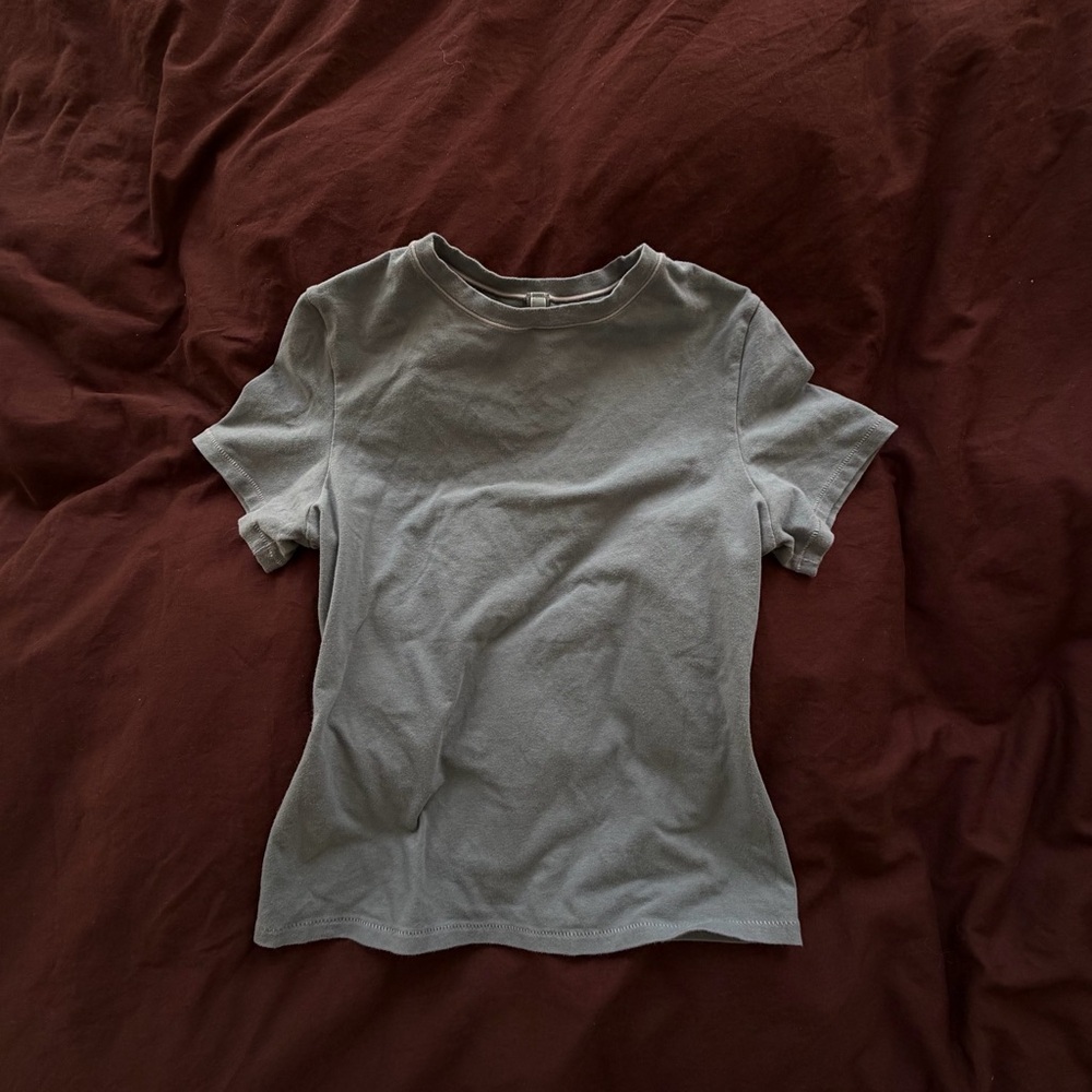 Skims Cotton Jersey Short Sleeve Tshirt